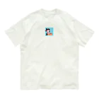 agariiのダンボール　野球女子　ヨネオリ Organic Cotton T-Shirt