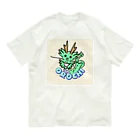 森本雄也の石見神楽_八岐大蛇＠mediumaquamarine Organic Cotton T-Shirt