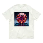 3tomo6's shopの赤い水晶 Organic Cotton T-Shirt