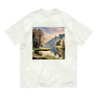 maikoのショップの静かな川辺の風景 Organic Cotton T-Shirt