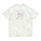 feee.co/フィー子(マーメイド)のふわもち犬の集い(井戸端会議) Organic Cotton T-Shirt