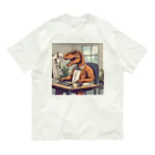 kenshopの働く恐竜 Organic Cotton T-Shirt