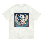 the blue seasonの空の冒険者：若きドラゴンの初飛行 オーガニックコットンTシャツ