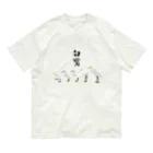 やちよ｜リアル鳥イラストのTEAM白鷺 オーガニックコットンTシャツ