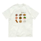 Siderunの館 B2の画伯チックな和菓子 オーガニックコットンTシャツ