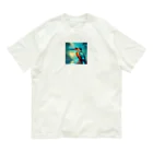 bestfriend54のカラフルカワセミくん Organic Cotton T-Shirt