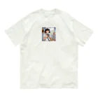 ほっこり絵音舎の部活動中！さらちゃん！！ Organic Cotton T-Shirt