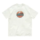 ファンシーTシャツ屋のアウトドアーワッペン夕日 Organic Cotton T-Shirt