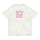 emit+のガネーシャ(ピンク) オーガニックコットンTシャツ