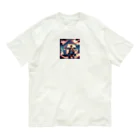 Mi_Rockのバンライフを楽しむ男性 オーガニックコットンTシャツ