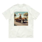 Sone Factoryのアメ車うさぎ Organic Cotton T-Shirt