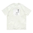 Mori tomoki の黒酢 オーガニックコットンTシャツ