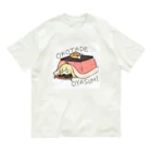 usabit.のぐっず屋さんのOKOTADE OYASUMI オーガニックコットンTシャツ