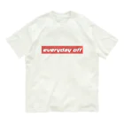 everyday offのEVERYDAY OFF Organic Cotton T-Shirt