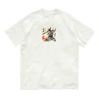 BUSHIDOUのosamuraisan オーガニックコットンTシャツ