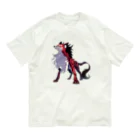 SCL_UMA_Crew_ProjectのデジタルUMA：ジェヴォーダンの獣 Beast of gevaudan オーガニックコットンTシャツ