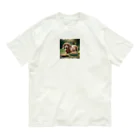 じじのおやつを前にしたダックスフント Organic Cotton T-Shirt