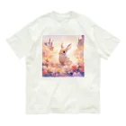 はなうさまほのうさぎとお城｡.:*･ﾟ Organic Cotton T-Shirt