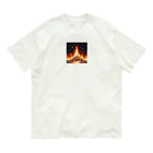 PiXΣLのworld of flames / type.1 オーガニックコットンTシャツ