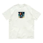 PanHanaChanのThe girl who looks at the sky Organic Cotton T-Shirt