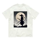 JAPANSTANDのSAMURAI～静～ オーガニックコットンTシャツ