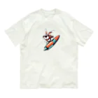 ロケットうさぎのロケットうさぎ　ミッション遂行 Organic Cotton T-Shirt