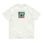 kenbenの釣り好き男子 オーガニックコットンTシャツ