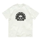 QUQU_WORKSのテゥミ ペルーの偶像 インカ帝国 ブラック Organic Cotton T-Shirt