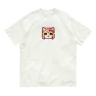 はまみるのキュンキュンする猫 オーガニックコットンTシャツ