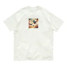 にくまるショップの賑鳥 オーガニックコットンTシャツ