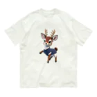 ぱんだまんのキュートな小鹿ダンス Organic Cotton T-Shirt