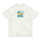 どうぶつやのハワイ　サーフィン Organic Cotton T-Shirt