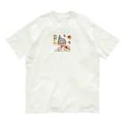 saijo79のミカンおじさんを描いてもらいました Organic Cotton T-Shirt