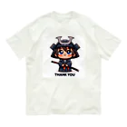 oosakanoojisannの子供侍シリーズ オーガニックコットンTシャツ