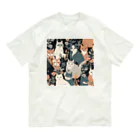 にょらやま堂のmodern cat's Organic Cotton T-Shirt