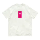 大漁旗　和柄のshopの可愛い　目と口 オーガニックコットンTシャツ