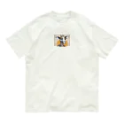 roboaniのロボット×キリン　２ オーガニックコットンTシャツ