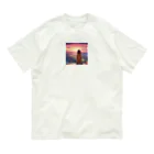 241028mada-mumeinadezaina-の女性の後ろ姿 Organic Cotton T-Shirt