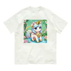 karekore_のかわいいユニコーンのみこ Organic Cotton T-Shirt