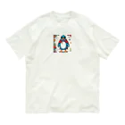 hypudgyのヒーローペンギンB Organic Cotton T-Shirt