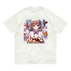 ironanoの【#いろなの】見習いパティシエ オーガニックコットンTシャツ