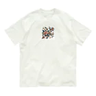 shopの花柄 オーガニックコットンTシャツ