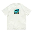 Lovers-chapelの美しいイルカ Organic Cotton T-Shirt