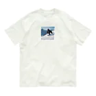 クロスクリエイティブのスノーボードをするゴリラ Organic Cotton T-Shirt