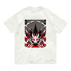 ZZRR12の闘志の炎、愛を捨てた狐の瞳 Organic Cotton T-Shirt