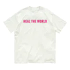 GreenCrystalのHeal the world オーガニックコットンTシャツ