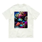 awawoのColourful world オーガニックコットンTシャツ