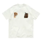 猫ミームグッズの叱られる猫と叱る猫 Organic Cotton T-Shirt