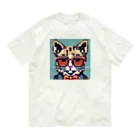 Walnut WhisperのSharp Cat Organic Cotton T-Shirt