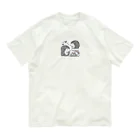 花鳥風月の対面ハリネズミ オーガニックコットンTシャツ